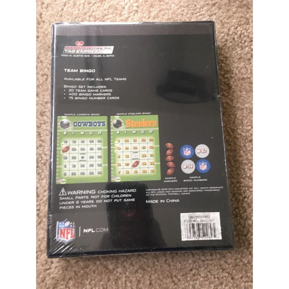 NFL Dallas Cowboys Bingo Board Game 2009